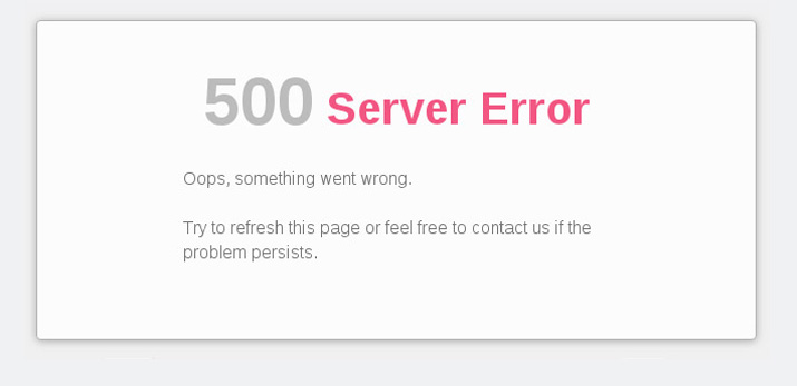 500 Server Error Prestashop