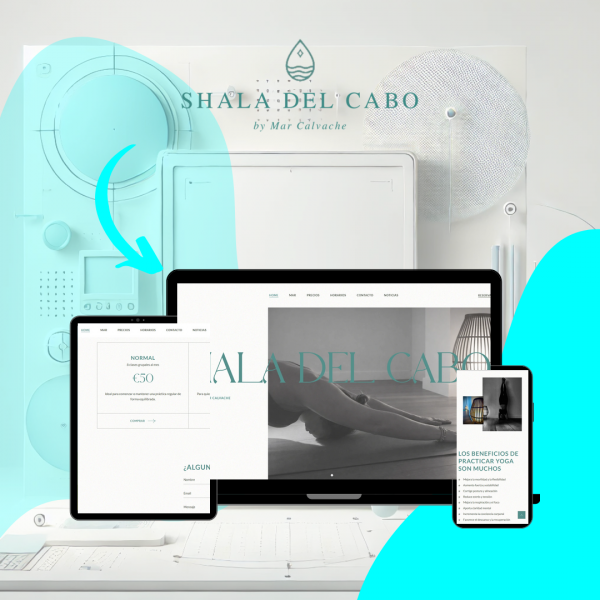 Proyecto Shala del Cabo, web de yoga en Almería
