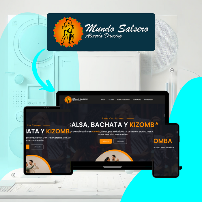 Mundo Salsero Almería mockup